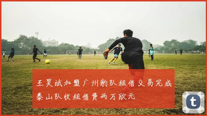 王昊斌加盟广州豹队租借交易完成泰山队收租借费两万欧元